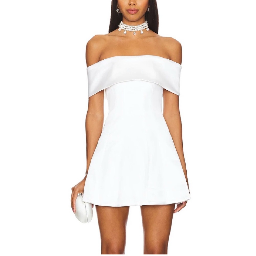 Revolve Lovers and Friends Elise White Mini Dress